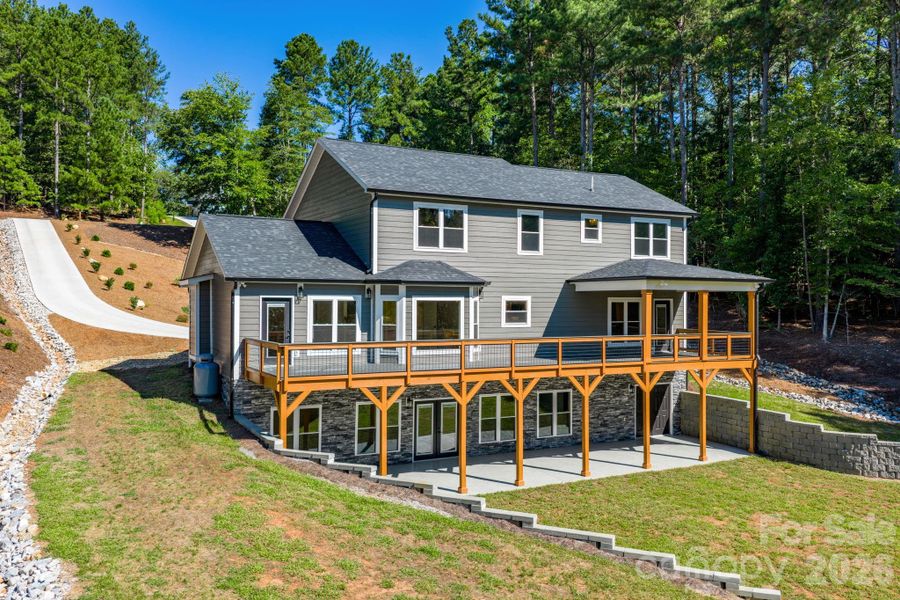 Exterior details and patio area of a home in , Connelly Springs (Image 24).