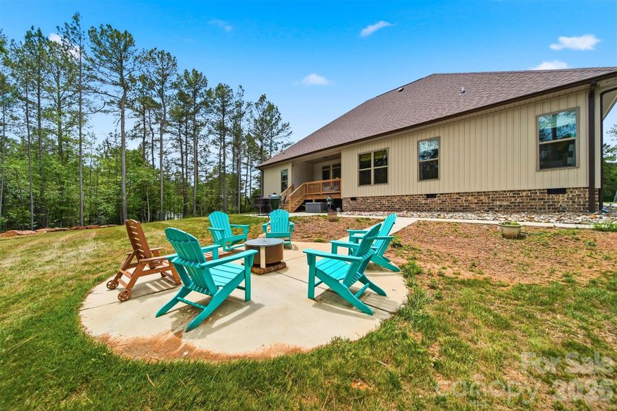 Exterior details and patio area of a home in , Connelly Springs (Image 22). Exterior details and patio area of a home in , Connelly Springs (Image 22).