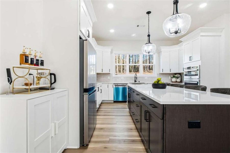 Furnished interior view inside a new home in , Winston (Image 13).