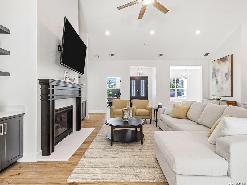Furnished interior view inside a new home in , Terrell Hills (Image 30).