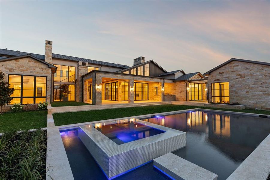 Exterior details and patio area of a home in , Westlake (Image 27).