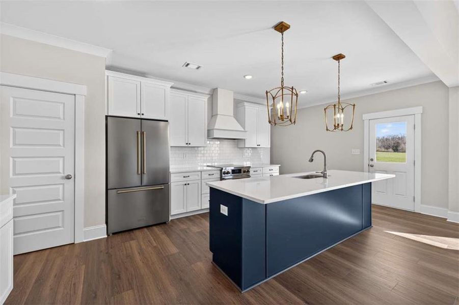 Furnished interior view inside a new home in , Comer (Image 14).