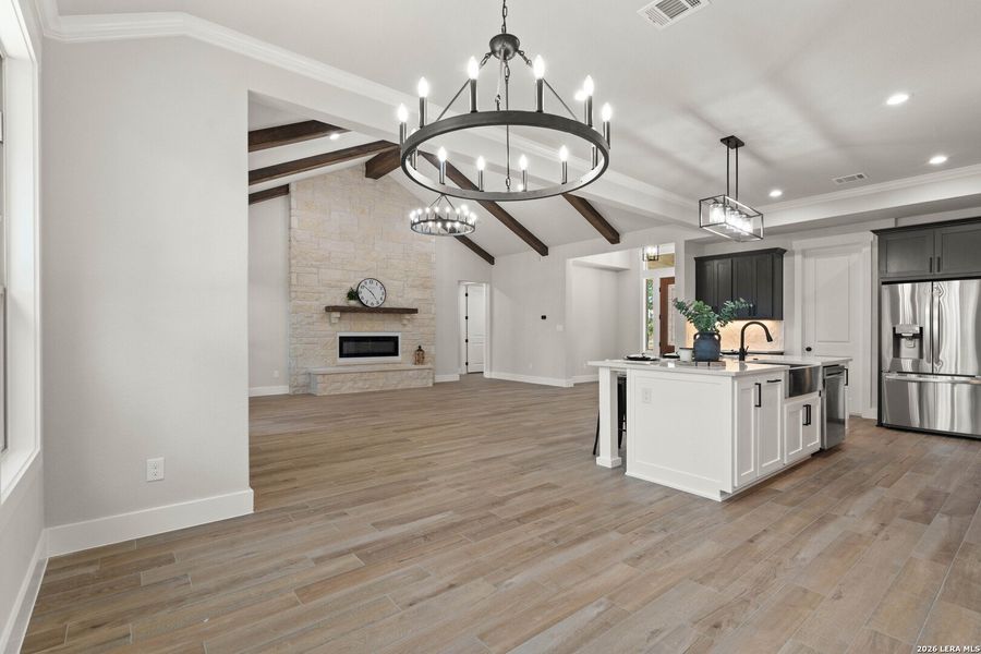 Furnished interior view inside a new home in , Spring Branch (Image 16). Furnished interior view inside a new home in , Spring Branch (Image 16).