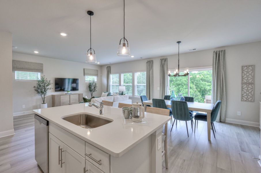 Skip takeout and cook dinner in the well-appointed kitchen.