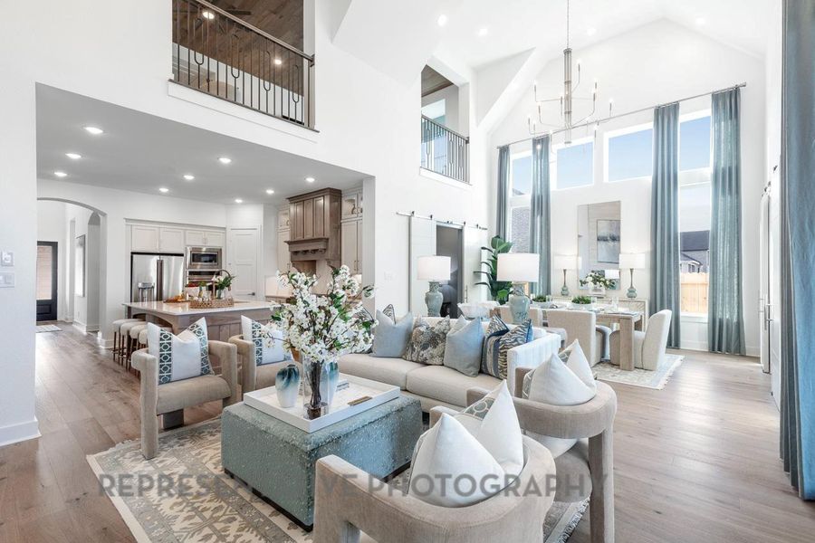 Furnished interior view inside a new home in Jordan Ranch, Fulshear (Image 22).