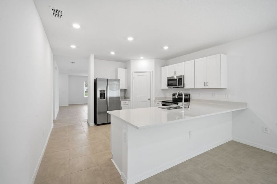 Furnished interior view inside a new home in Palm Wind, Hudson (Image 4).