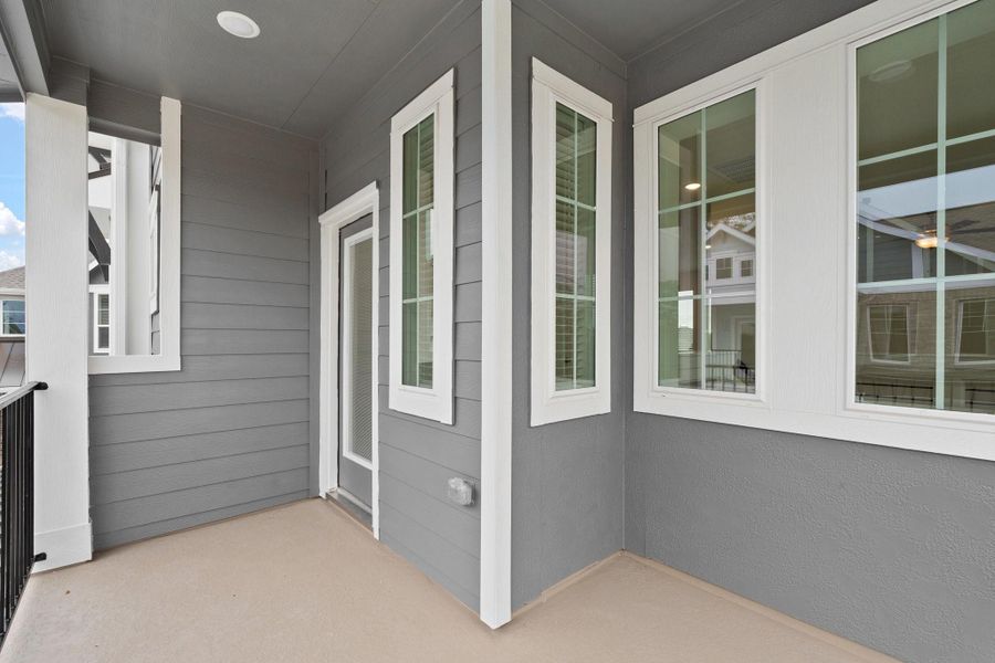 Exterior details and patio area of a home in Elyson, Katy (Image 18). Exterior details and patio area of a home in Elyson, Katy (Image 18).