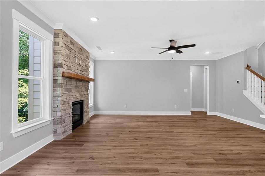 Spacious, unfurnished interior of a new home in Arbor West, Dawsonville (Image 39).