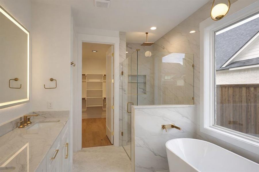 Furnished interior view inside a new home in , Pottsboro (Image 7).