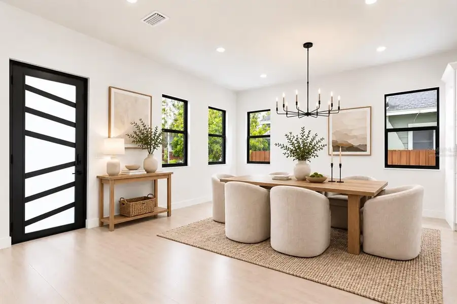 Furnished interior view inside a new home in , Tampa (Image 4).
