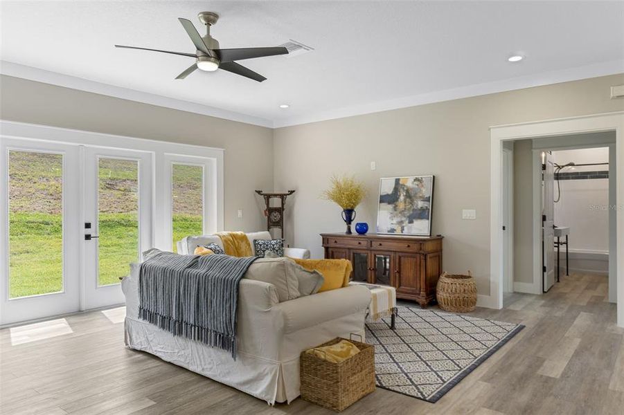 Furnished interior view inside a new home in , Umatilla (Image 29). Furnished interior view inside a new home in , Umatilla (Image 29).