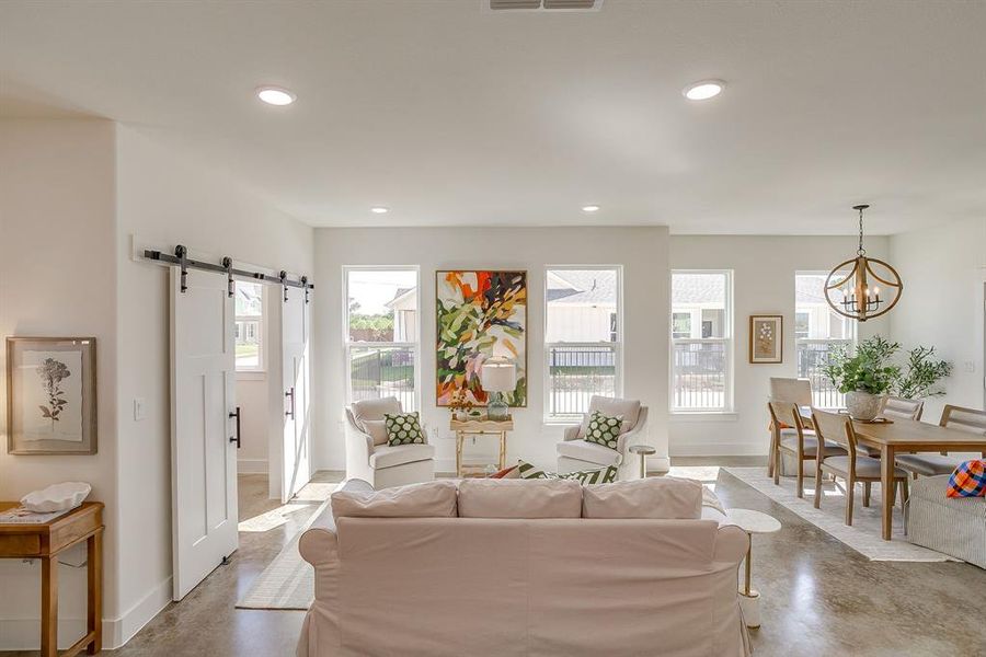 Furnished interior view inside a new home in , Granbury (Image 12).