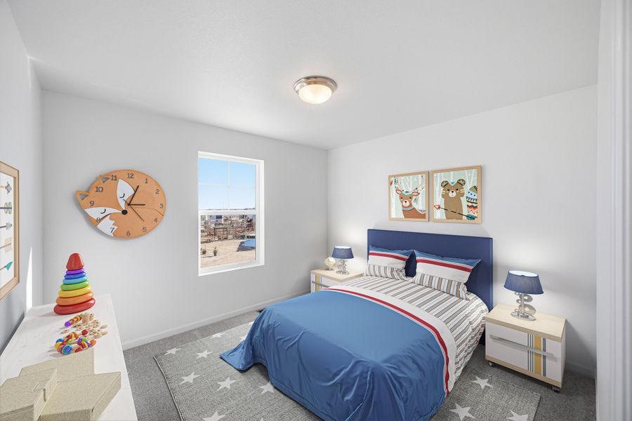 Furnished interior view inside a new home in The Town Collection at Independence, Elizabeth (Image 7).