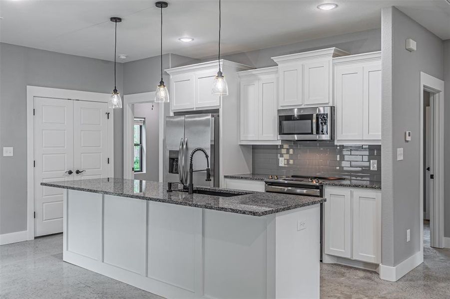 Furnished interior view inside a new home in , Denison (Image 5). Furnished interior view inside a new home in , Denison (Image 5).