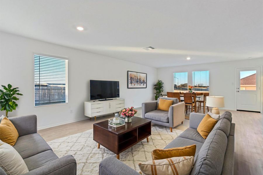 Furnished interior view inside a new home in , Troy (Image 12).