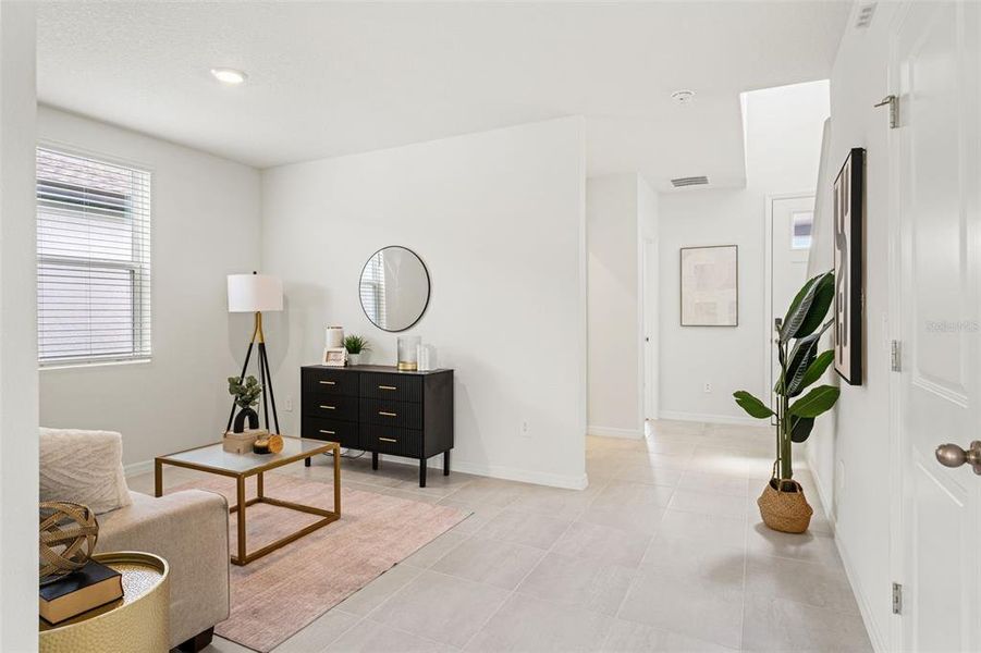 Furnished interior in a model home at Two Rivers - Classic Series in Zephyrhills (Image 25). Furnished interior in a model home at Two Rivers - Classic Series in Zephyrhills (Image 25).