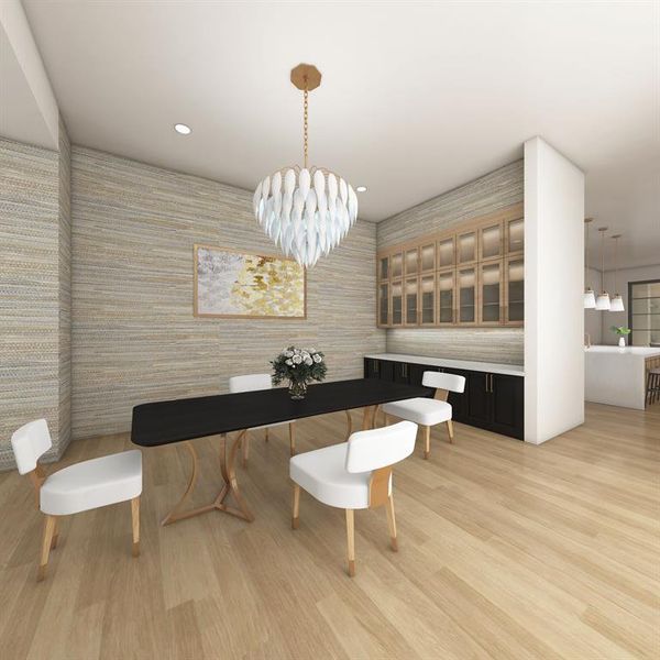 Furnished interior view inside a new home in , Westlake (Image 5). Furnished interior view inside a new home in , Westlake (Image 5).