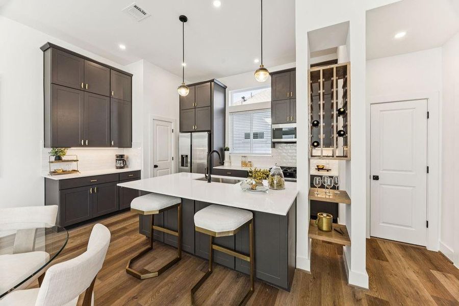 Furnished interior view inside a new home in , Houston (Image 16).