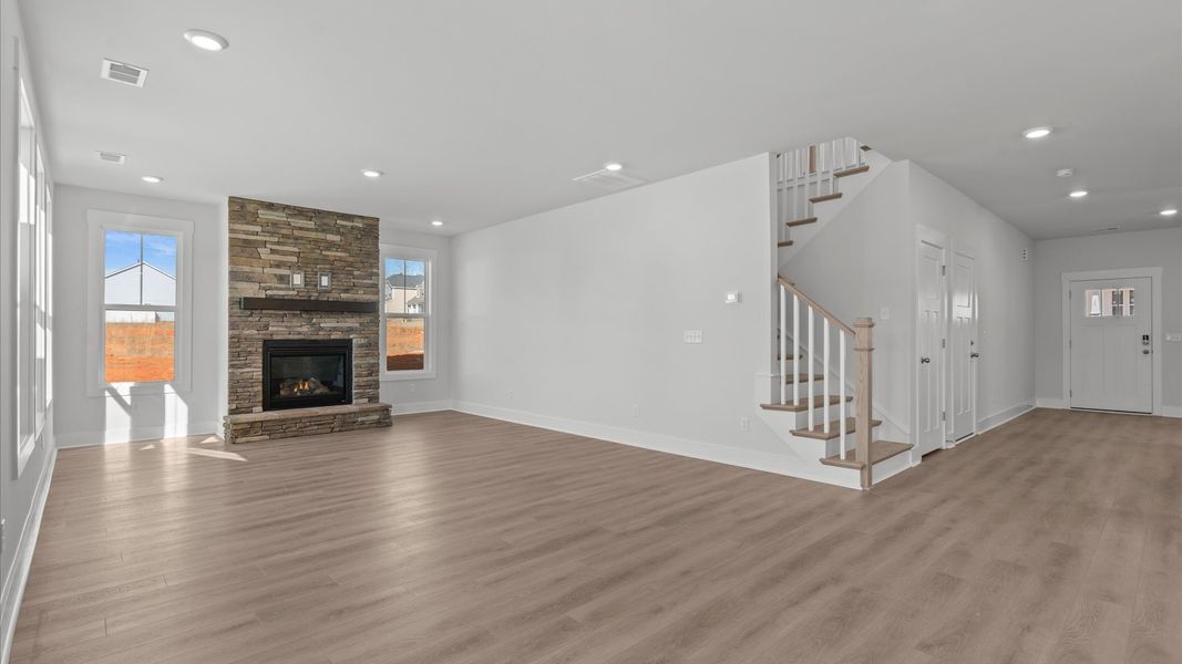 Furnished interior view inside a new home in Fox Hollow, Spartanburg (Image 13).