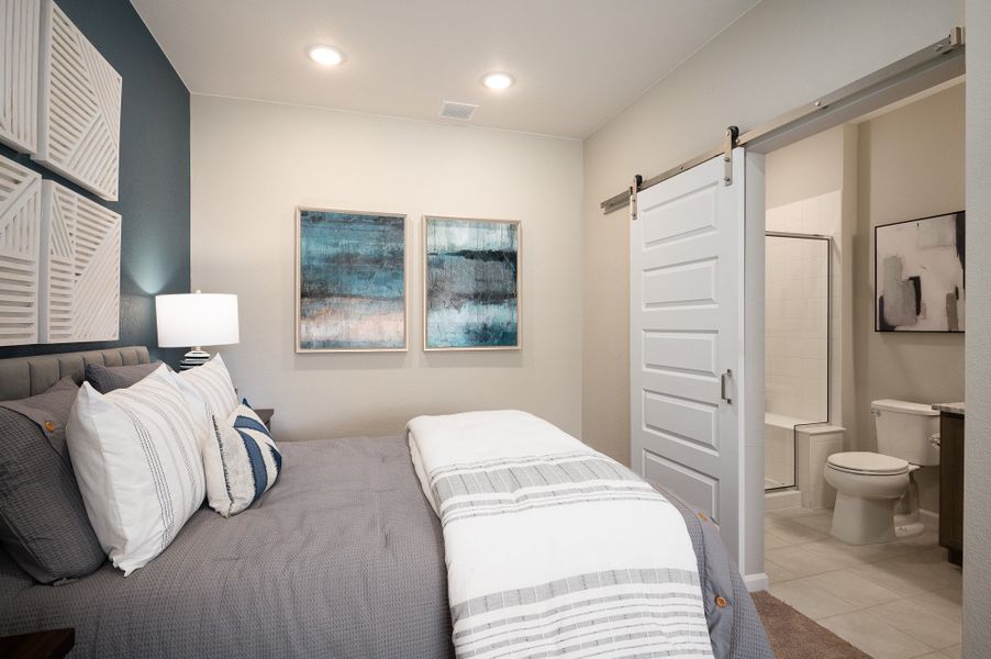 Furnished interior view inside a new home in The Vistas at West Mesa, Colorado Springs (Image 19).
