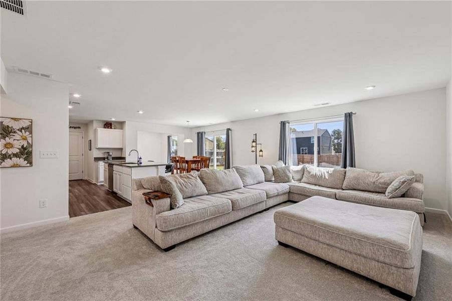 Furnished interior view inside a new home in , Euharlee (Image 8).