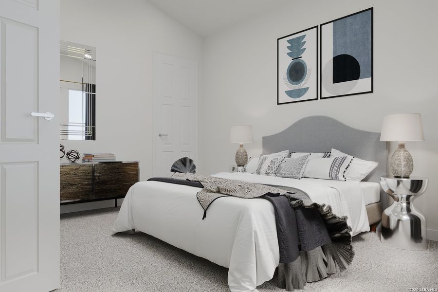 Furnished interior view inside a new home in Westridge, San Antonio (Image 4).