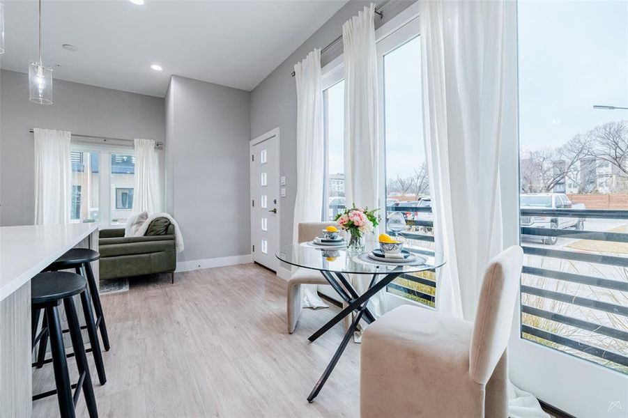 Furnished interior view inside a new home in , Fort Worth (Image 10).