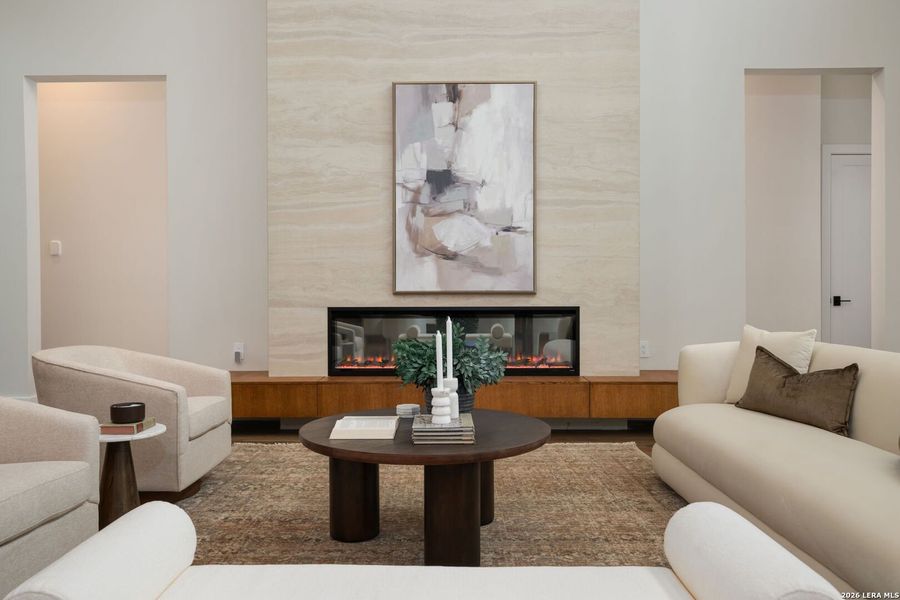 Furnished interior view inside a new home in , San Antonio (Image 36).