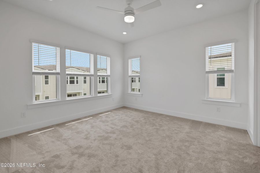Spacious, unfurnished interior of a new home in North Beach Townhomes, Jacksonville Beach (Image 18). Spacious, unfurnished interior of a new home in North Beach Townhomes, Jacksonville Beach (Image 18).