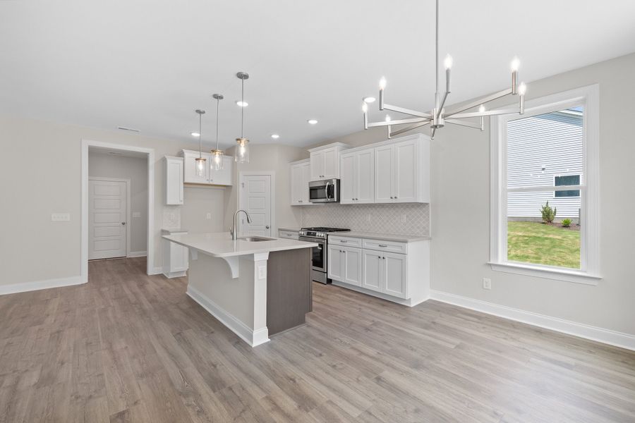 Representative furnished interior of a home built from the The Chandler by RobuckHomes in Baylee Ridge, Selma (Image 110).