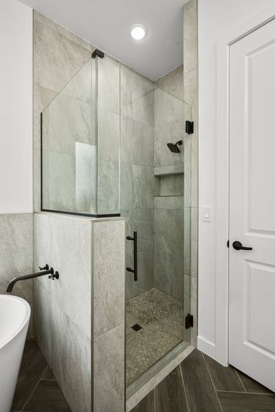 Representative furnished interior of a home built from the Scottsdale by LEH. Homes in Verdancia, El Paso (Image 35).