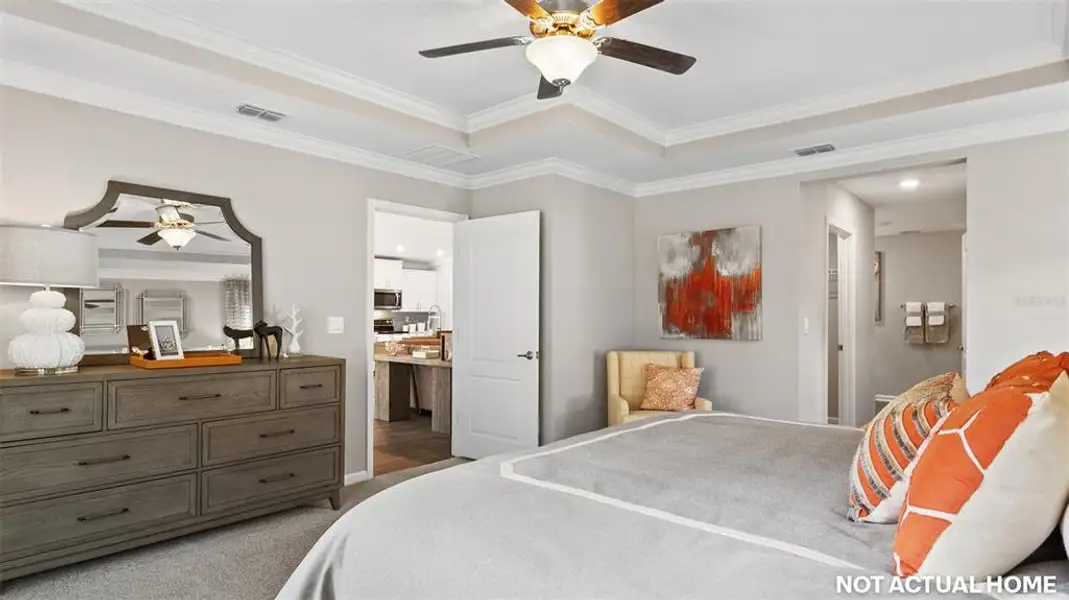 Furnished interior view inside a new home in Sawmill Branch, Palm Coast (Image 15).