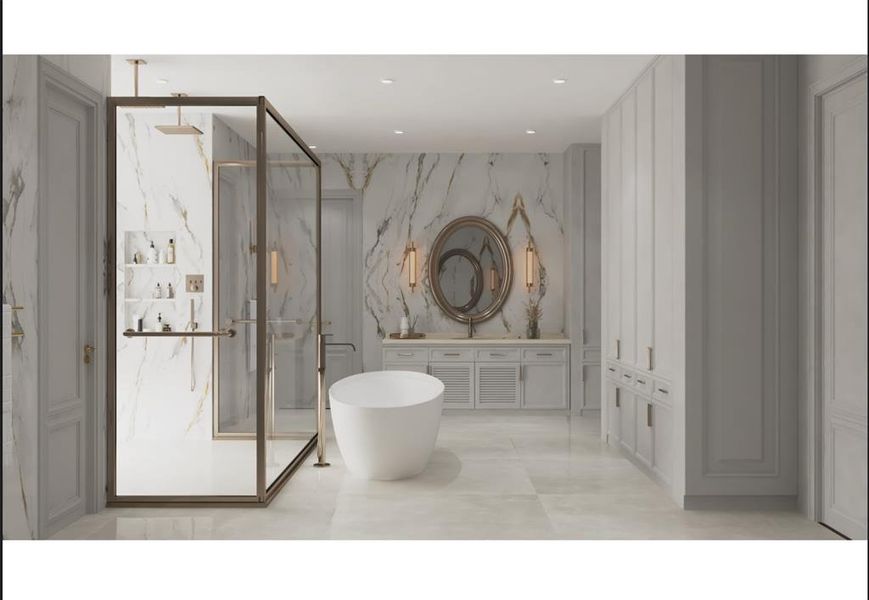 Furnished interior view inside a new home in , Frisco (Image 4).