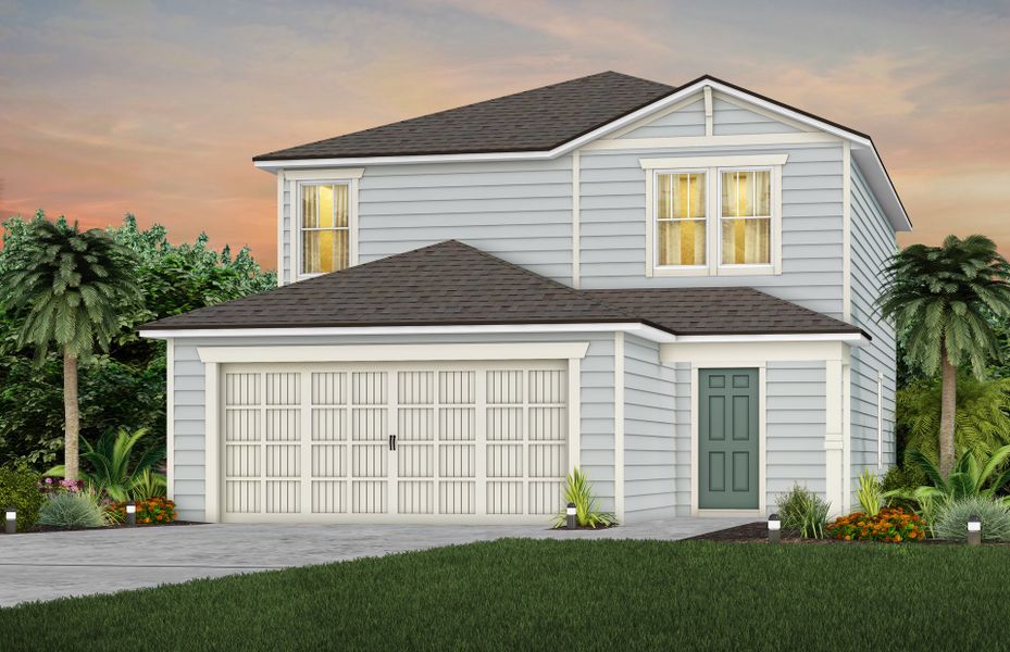 Craftsman Elevation | C1 | Gray Screen