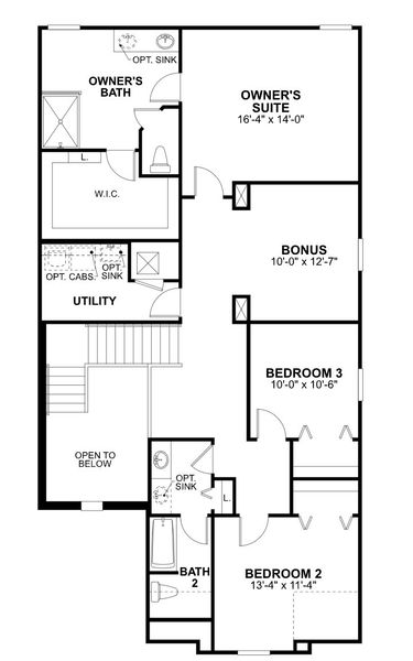 Image 4 representing the Bali by M/I Homes in Meadow Oaks, Hudson, FL.