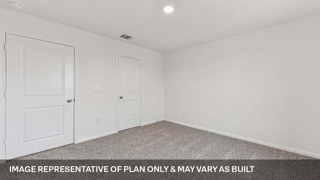 Representative unfurnished interior of a home built from the The Mitchell by D.R. Horton in Bar W Ranch, Leander (Image 33).