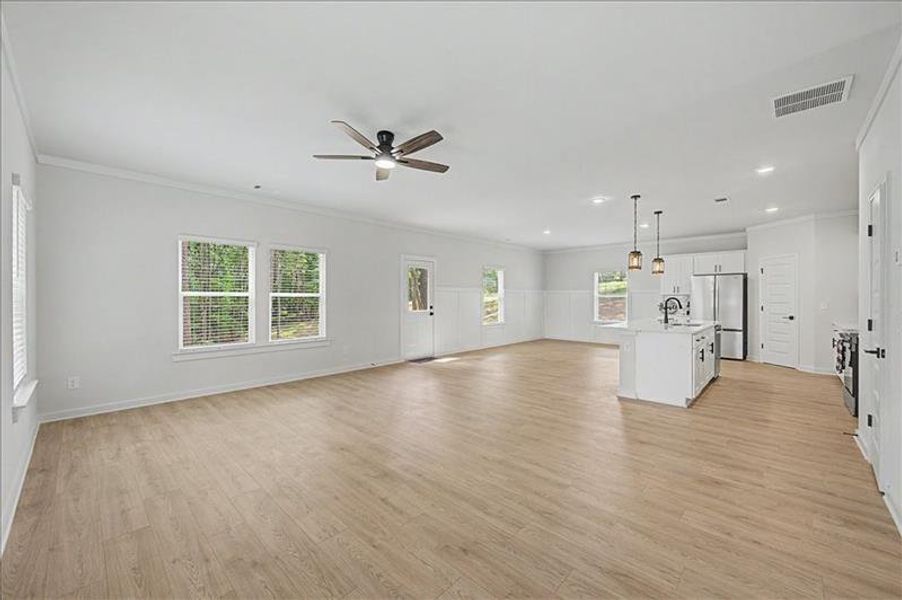 Spacious, unfurnished interior of a new home in , Canton (Image 25). Spacious, unfurnished interior of a new home in , Canton (Image 25).