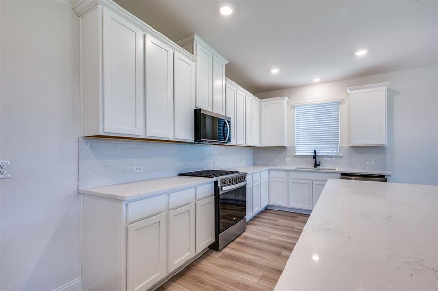Furnished interior view inside a new home in Sierra Vista at Kelly Ranch, Aledo (Image 6). Furnished interior view inside a new home in Sierra Vista at Kelly Ranch, Aledo (Image 6).