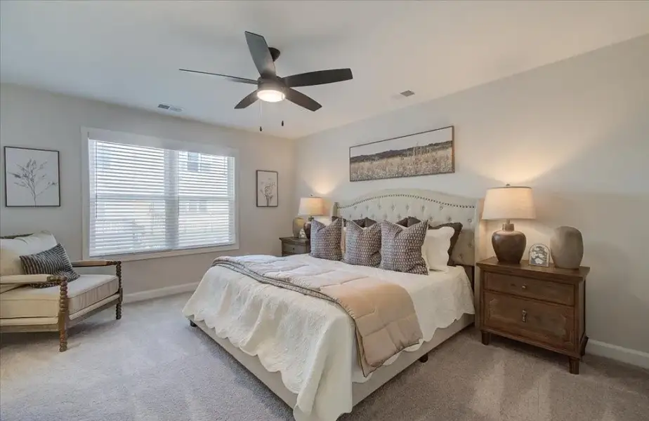 Furnished interior view inside a new home in East Park Village, Kennesaw (Image 17).