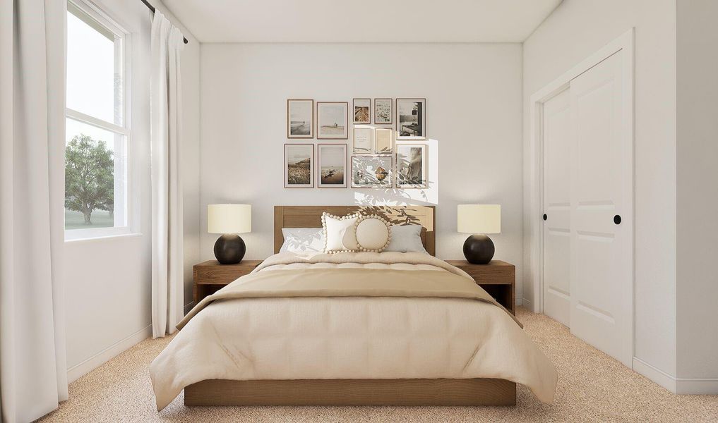 Bedroom 4 (*Artist rendering used for illustration purposes only.)