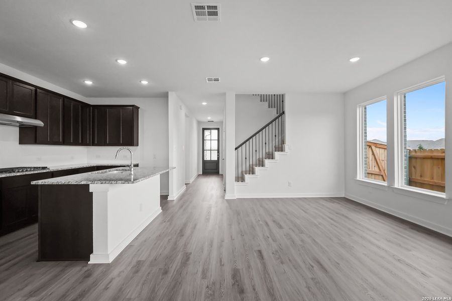 Furnished interior view inside a new home in Sunflower Ridge, New Braunfels (Image 7).