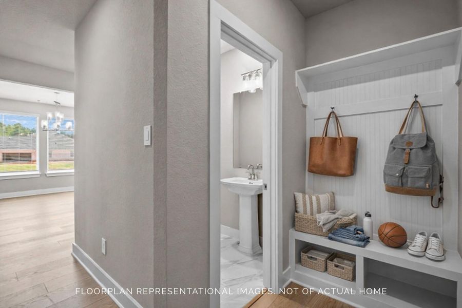 Furnished interior view inside a new home in Sorella, Tomball (Image 16).