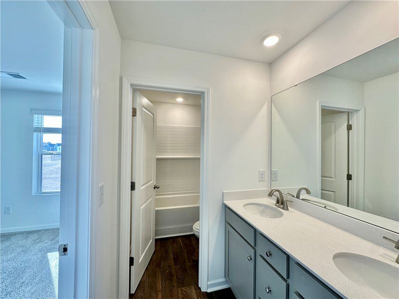 Furnished interior view inside a new home in Champions Village at Cherry Hill, Pendleton (Image 10).