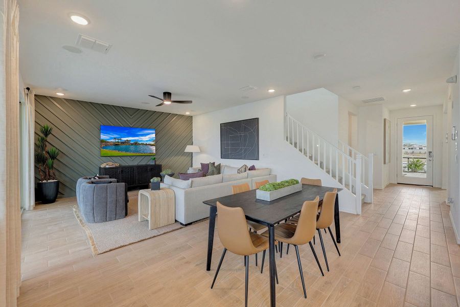 Representative furnished interior of a home built from the Sienna by Mattamy Homes in Tyler Ranch, Buckeye (Image 19).