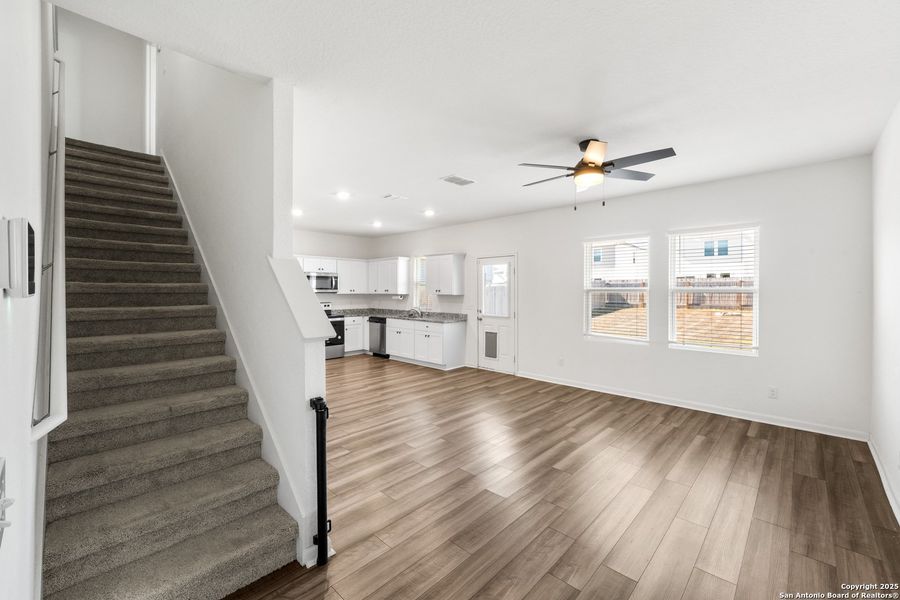 Spacious, unfurnished interior of a new home in Liberte, Converse (Image 16). Spacious, unfurnished interior of a new home in Liberte, Converse (Image 16).
