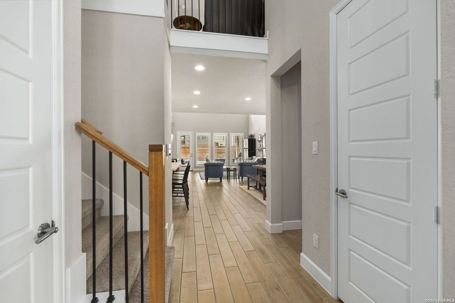 Furnished interior view inside a new home in Veramendi, New Braunfels (Image 12).