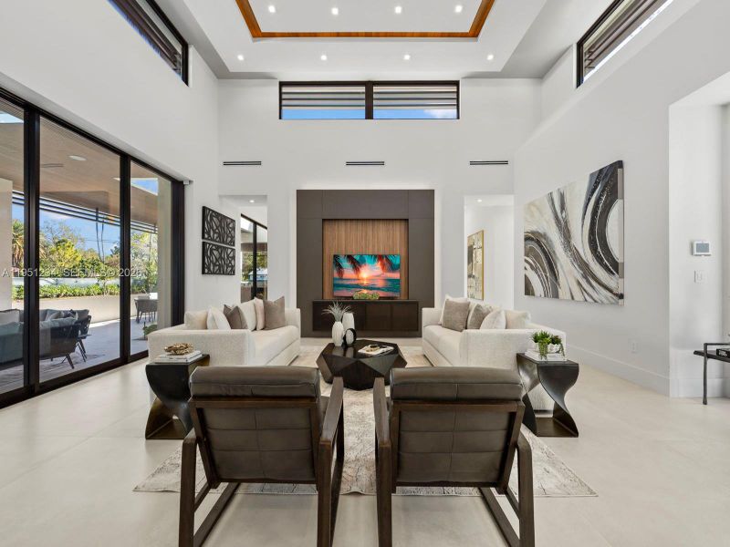 Furnished interior view inside a new home in , Palmetto Bay (Image 13).