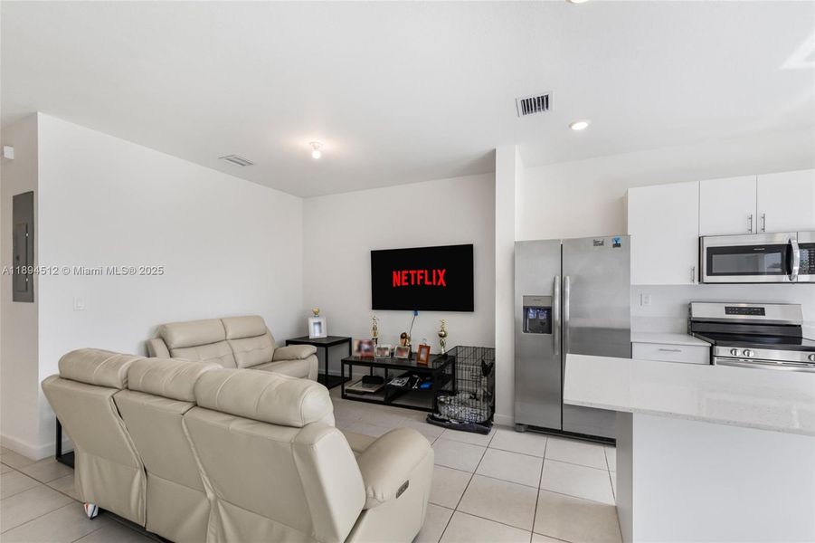 Furnished interior view inside a new home in , Homestead (Image 13). Furnished interior view inside a new home in , Homestead (Image 13).