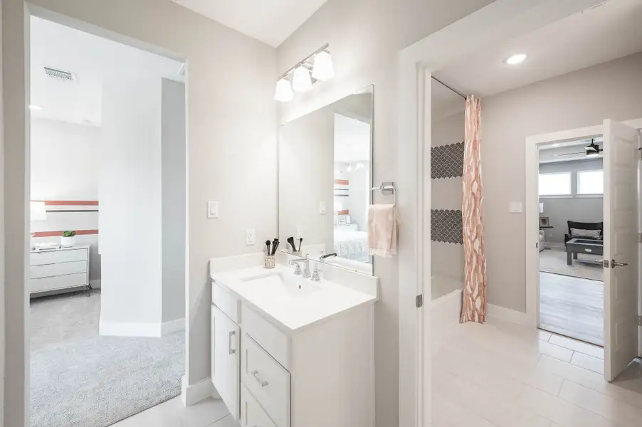 Representative furnished interior of a home built from the Casoria by Tri Pointe Homes in The Estates at James Lane, Fulshear (Image 46).