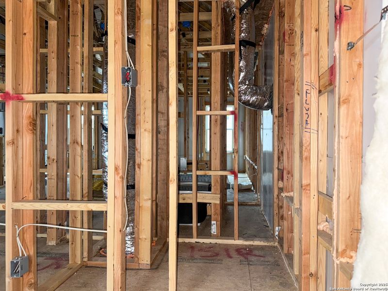 In-progress construction of a new home in Cordova Trails, Seguin, TX (Image 41).